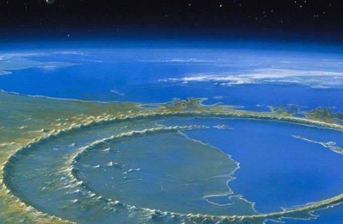El impacto del asteroide Chicxulub acabó con los dinosaurios en la Tierra hace 66 millones de años. Foto tomada de http://www.unamglobal.unam.mx