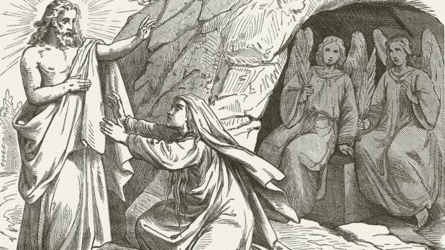 Derechos de autor de la imagenGETTY IMAGESImage captionEl evangelio de María destaca la figura 