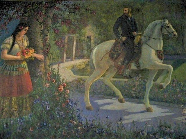 Alegoría de un encuentro de Maximiliano con “La India Bonita”