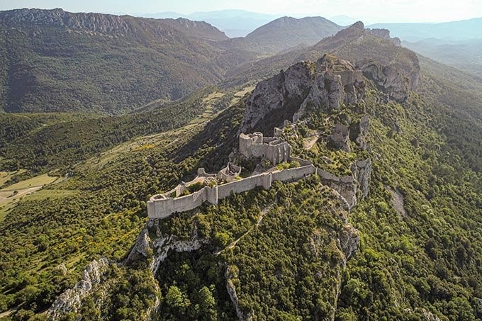 Castillo Cátaro de Puilaurens, Francia