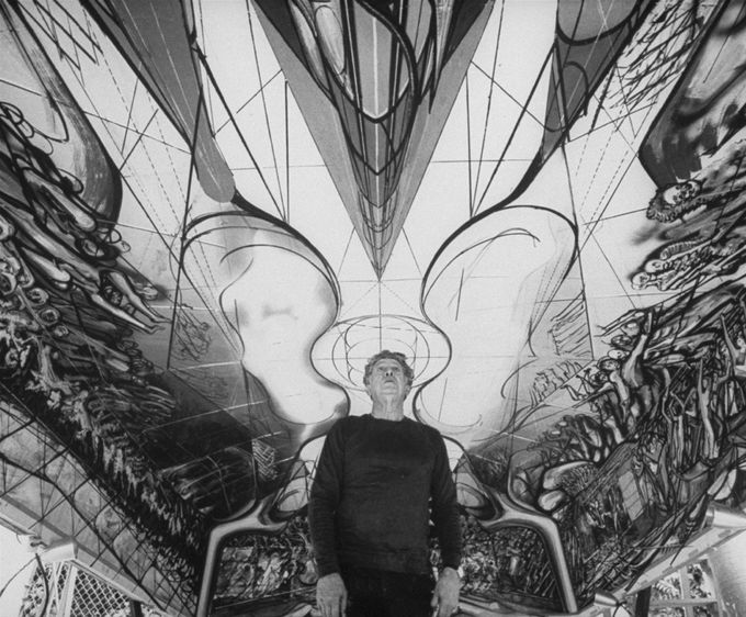 David Alfaro Siqueiros en el 