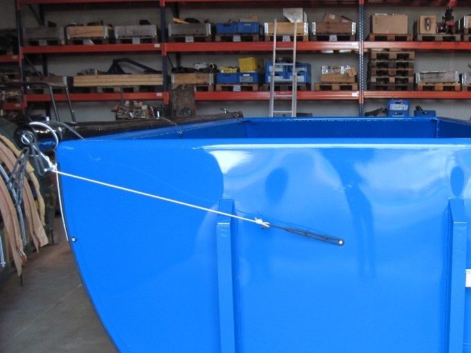 Wirehejslad med bred bund 1,7 m. indv.