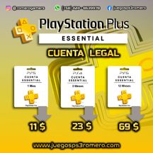 CUENTA PLAYSTATION PLUS ESSENTIAL