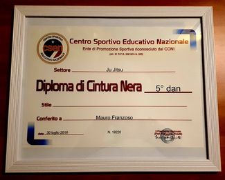 5° Dan Ju Jitsu CSEN
