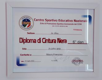 6° Dan JuJutsu GoJu CSEN
