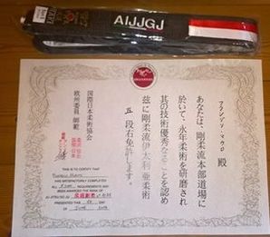 5° Dan Ju Jitsu GoJu