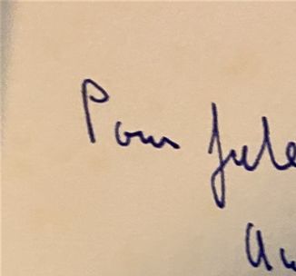 Dédicace  Anne Hébert, mai 1992