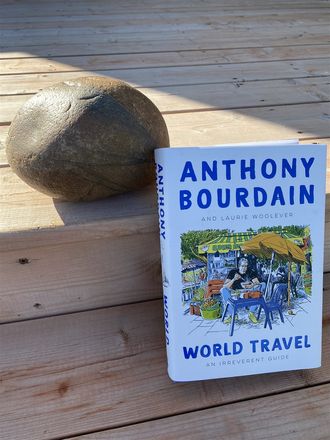 Anthony Bourdain and Laurie Woolever