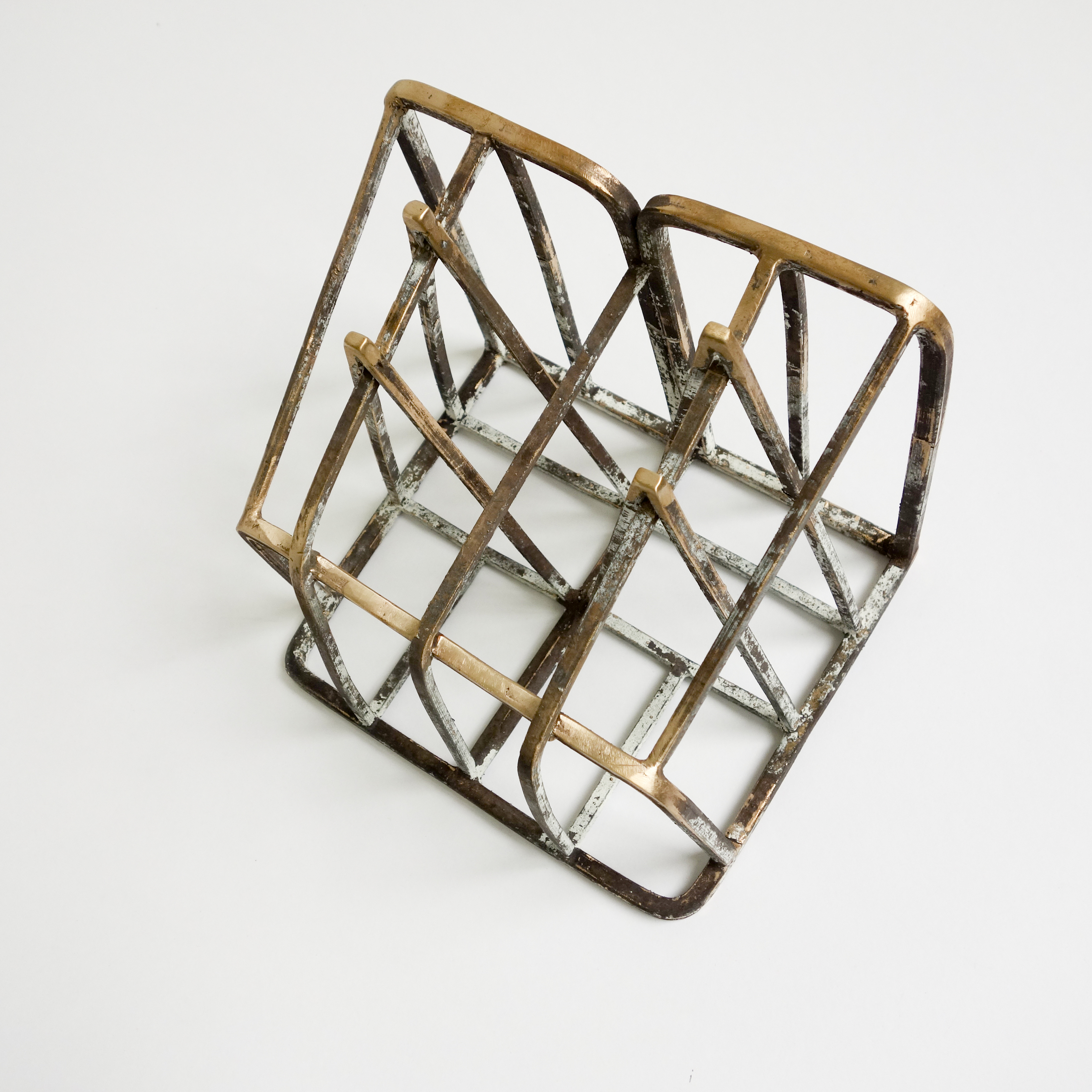 Julia Gubitz, Linear 3, Objekt Bronze, 2017