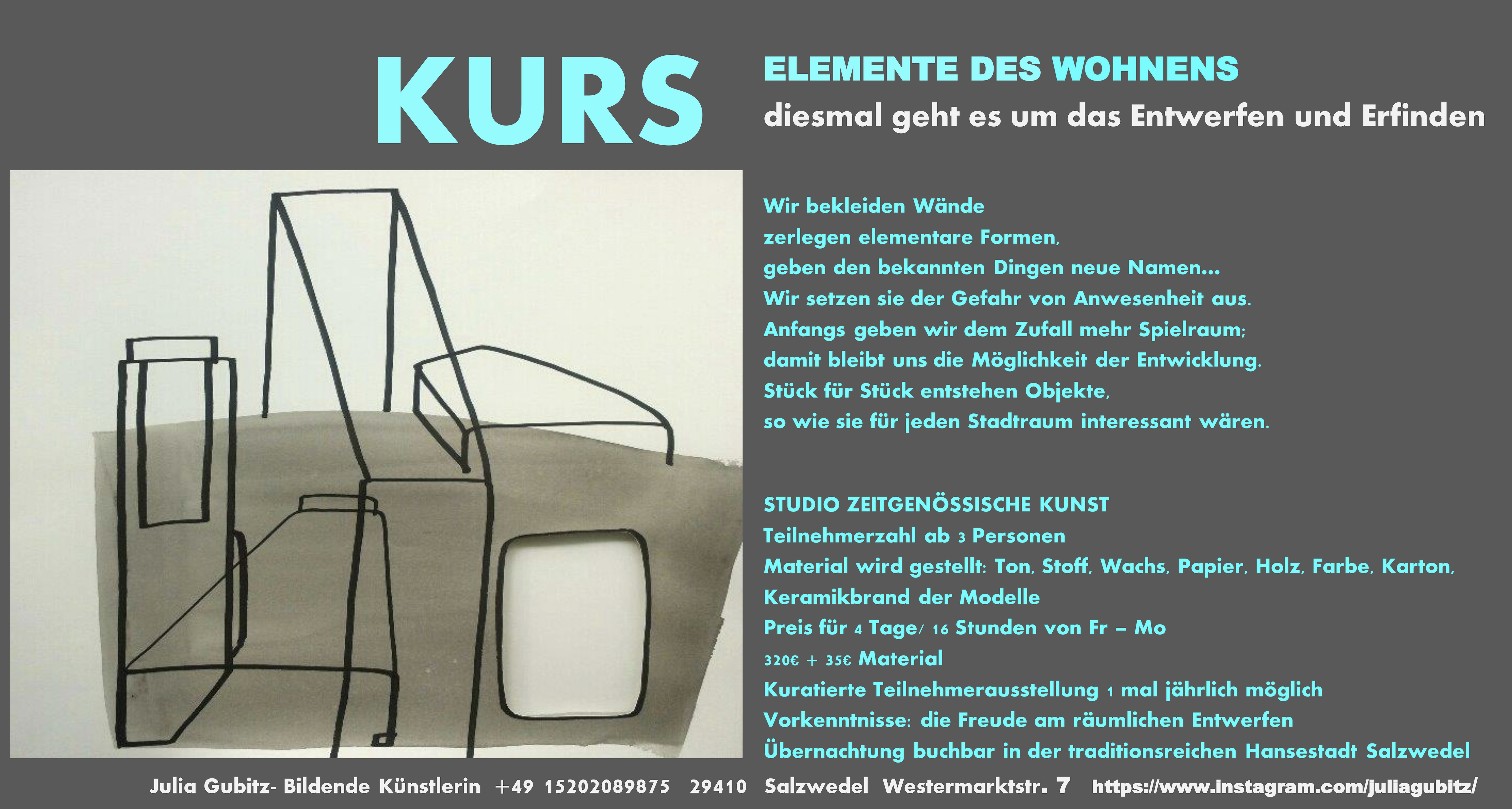 Kurs Elemente des Wohnens
