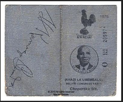 Politisk Malawi kort