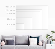 Afmetingen wanddecoratie 