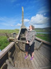 Vikingship in Shetland