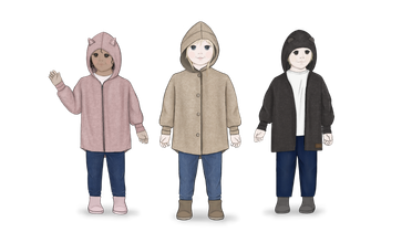 Oversized Jacke Lio Gr. 68-140