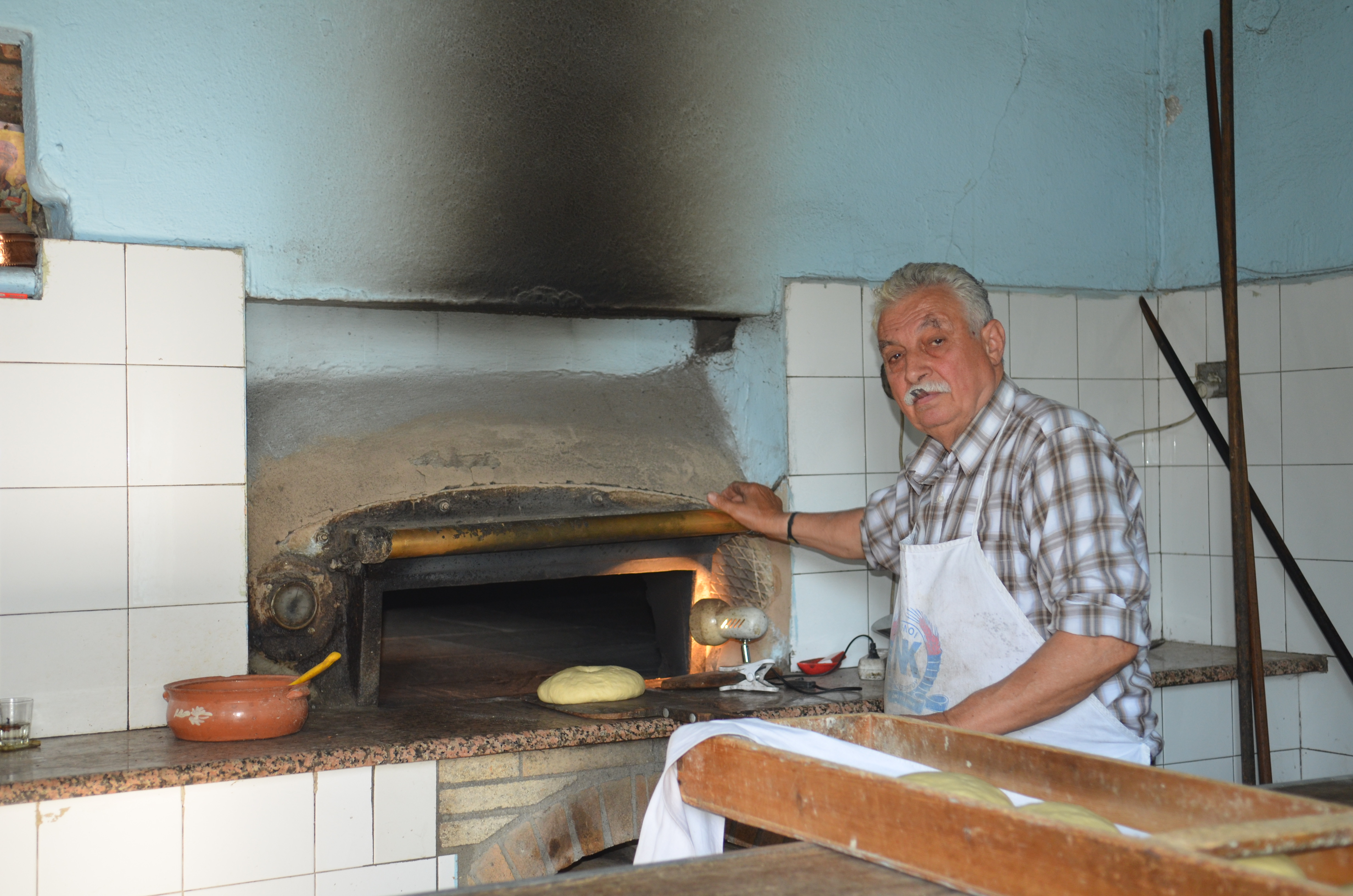 Traditional bakery in Lafkos Pelion Greece 
