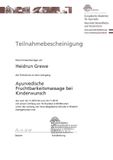Zertifikat Fruchtbarkeitsmassage