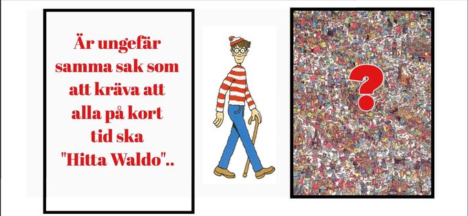 Vill man få fram ett viktigt budskap till rätt personer så är det viktigt att man visar VAD som är viktigt på ett tydligt sätt.