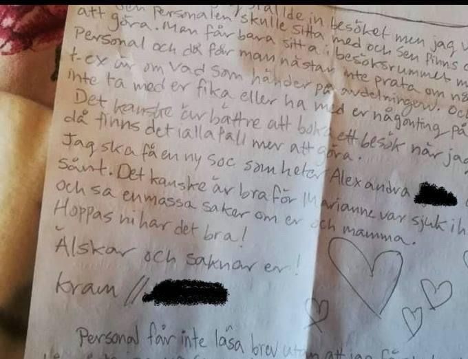 Hur skulle det kännas att få detta brev från ditt barn?