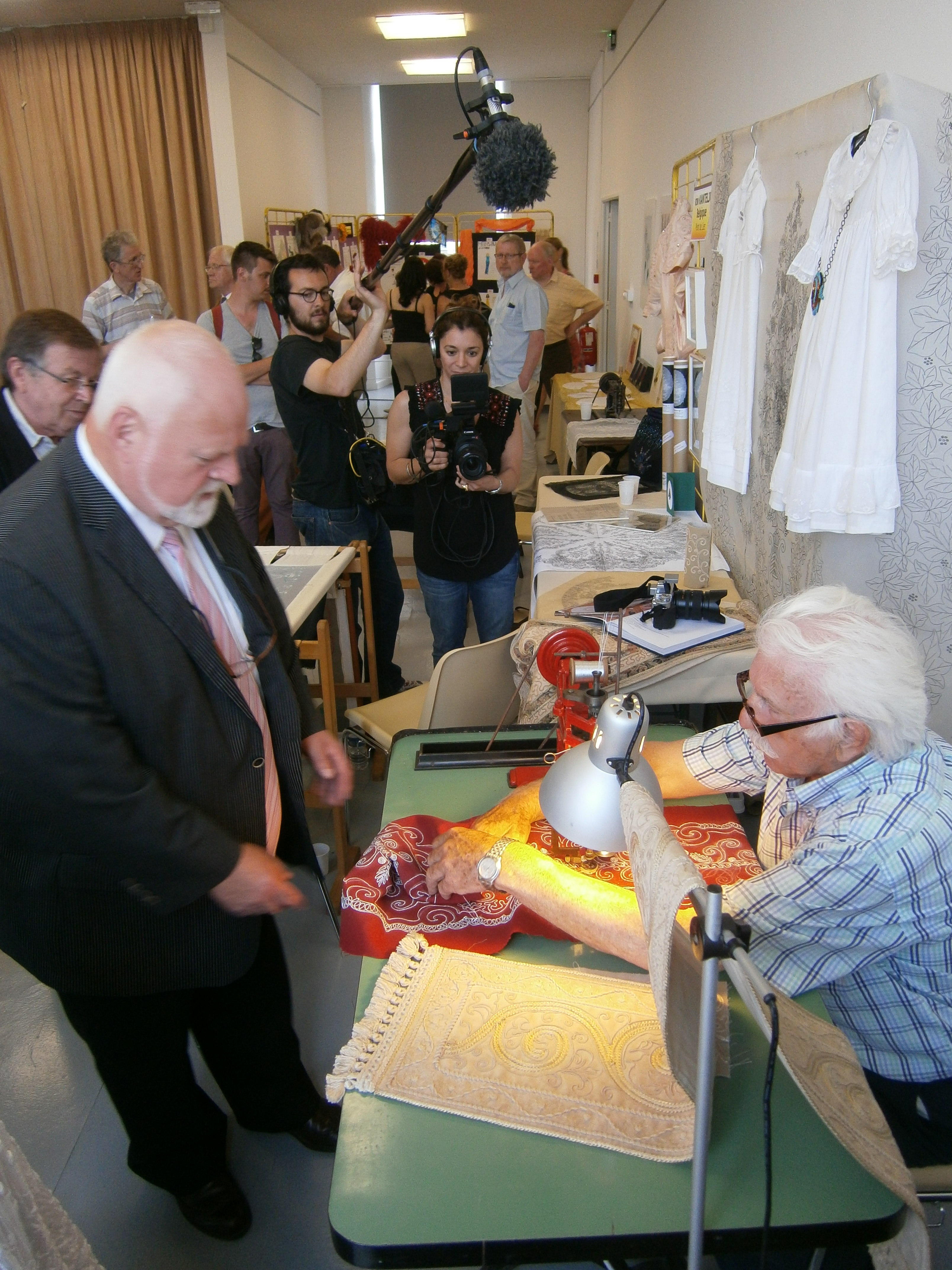 Demonstratie te Lunéville - Kanteljé & Felix Van Loock