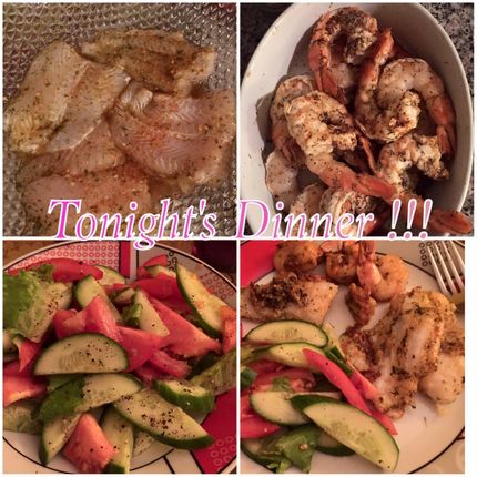 PanSeared Cream Dory Fillets & Prawns