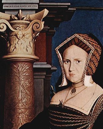 Mary Wotton, Lady Guildford by Holbein (1527)