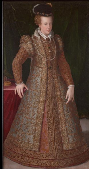 Erzherzogin Johanna (1547-1578), Großherzogin von Toskana in ganzer Figur