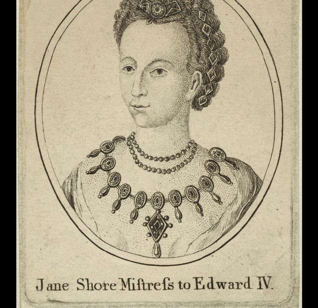 Jane Shore, mistress to King Edward IV of England