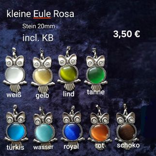 kleine Eule Rosa