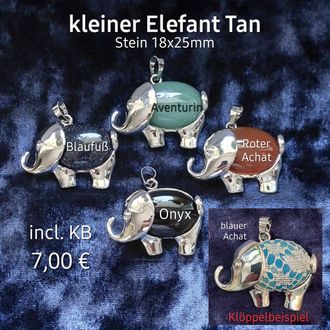 kleiner Elefant Tan 3x