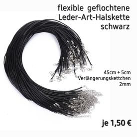 Leder-Art-Halsketten