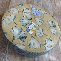 Kissen Gingko hellgrau 30cm