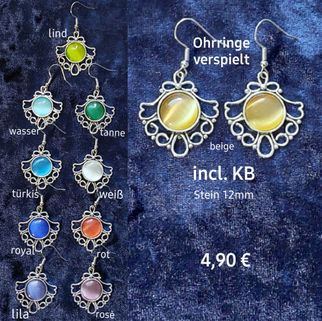 Ohrringe verspielt