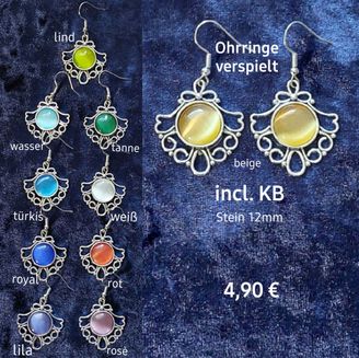 Ohrringe verspielt