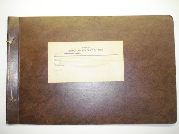 1/6 Fotoalbum fra Honolulu Academy of arts 1937