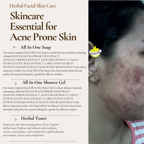 Brown Beige Simple Acne Skincare Essential 10