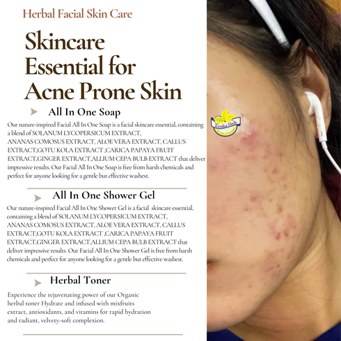 Brown Beige Simple Acne Skincare Essential 3