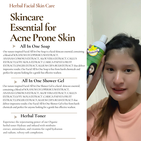 Brown Beige Simple Acne Skincare Essential 6