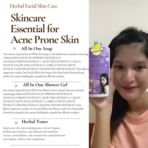 Brown Beige Simple Acne Skincare Essential 7