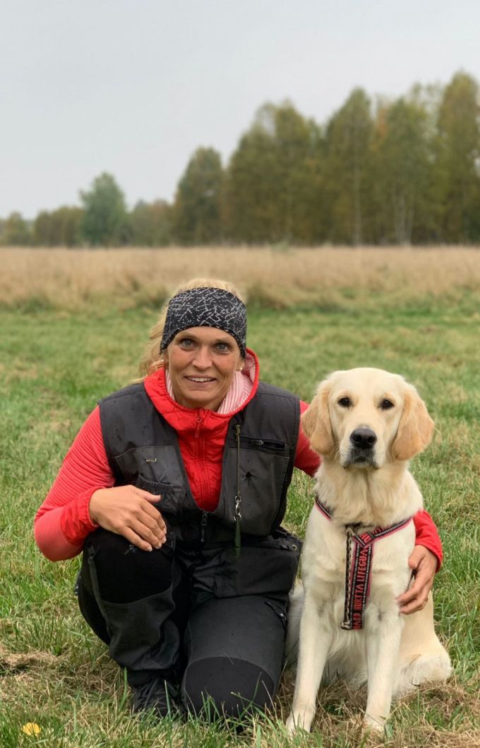 Sofia och egenuppfödda Zaga.