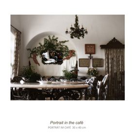 Porträt im Cafe