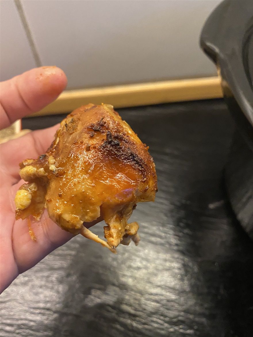 Sprødt skind, så lækkert.