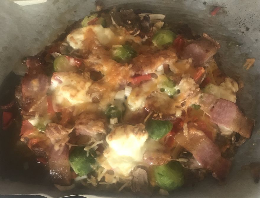 Færdig meatza..