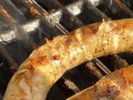 Grillet ostepølse.