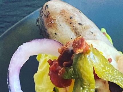 Bunless hotdogger.
