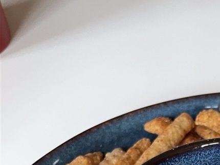 Hjemmelavet fritter på mandelmel.