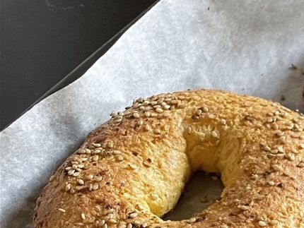 Frisk bagte bagels.