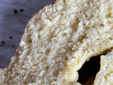 Se lige det snit. Super lækker bagel, til sandwich eller morgen mad.