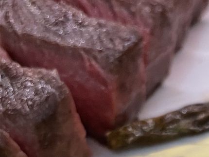 Lækker tyk bearnaise sauce lavet i sous vide og med stavblender.