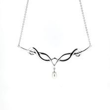 unieke ketting met parel