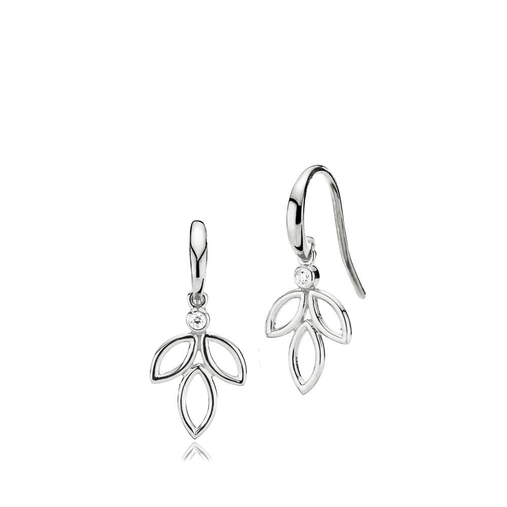 Blossom - Øreringe Sølv